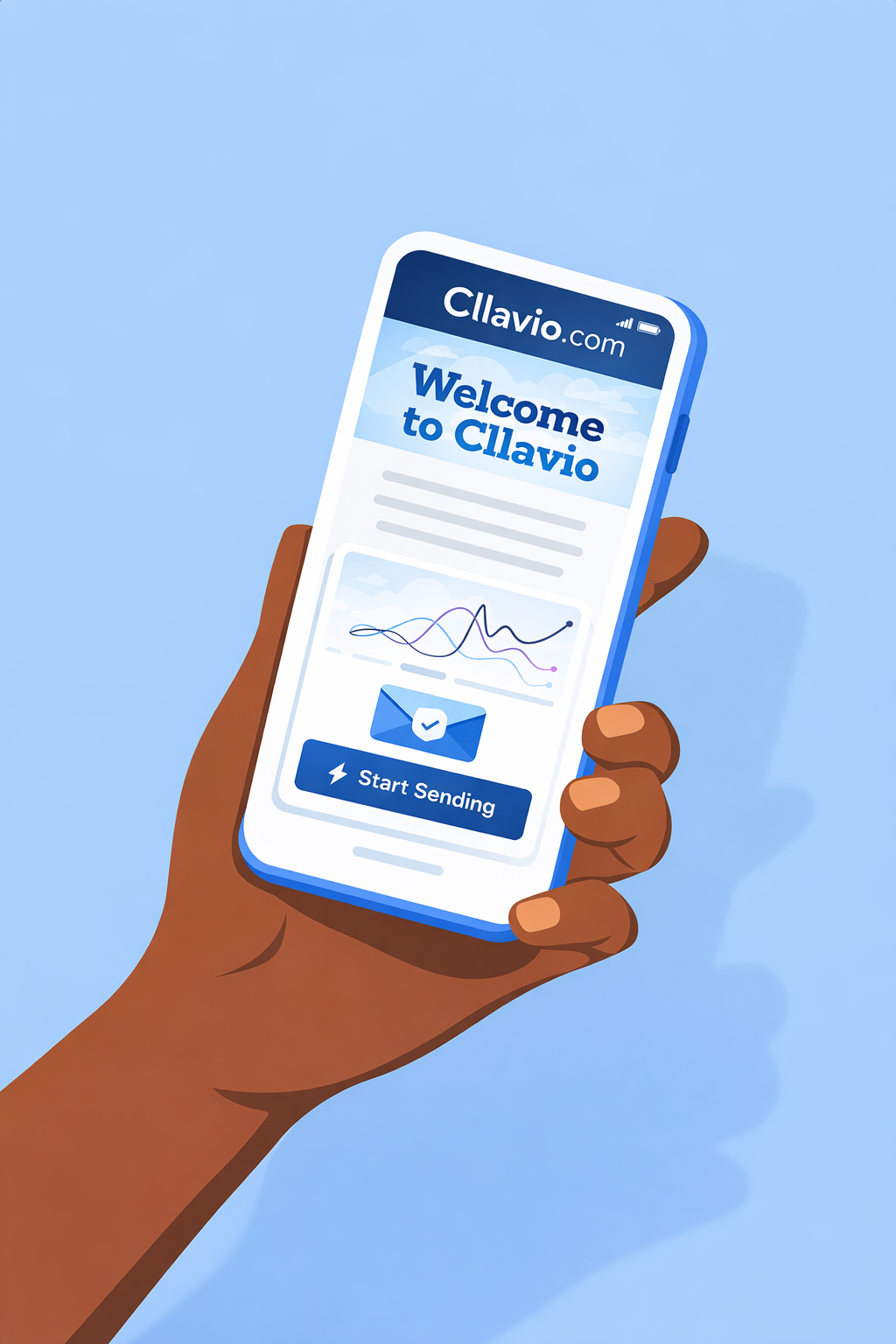 Cllavio mobile mockup